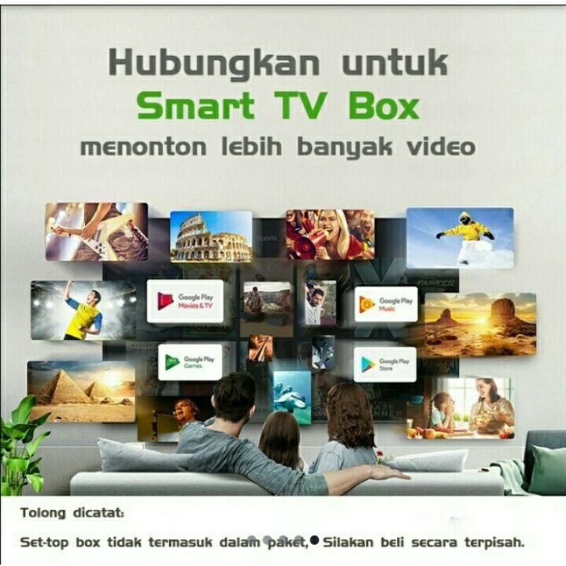 TV LED AOYAMA 17 INCI DILENGKAPI SET TOP BOX FULL HD