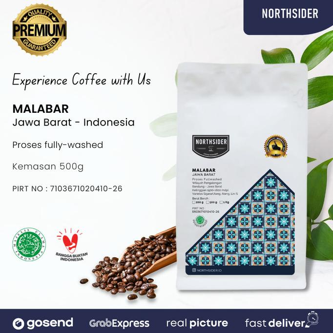 

BIJI KOPI ARABIKA JAVA MALABAR FULLWASHED - 500GR NORTHSIDER COFFEE