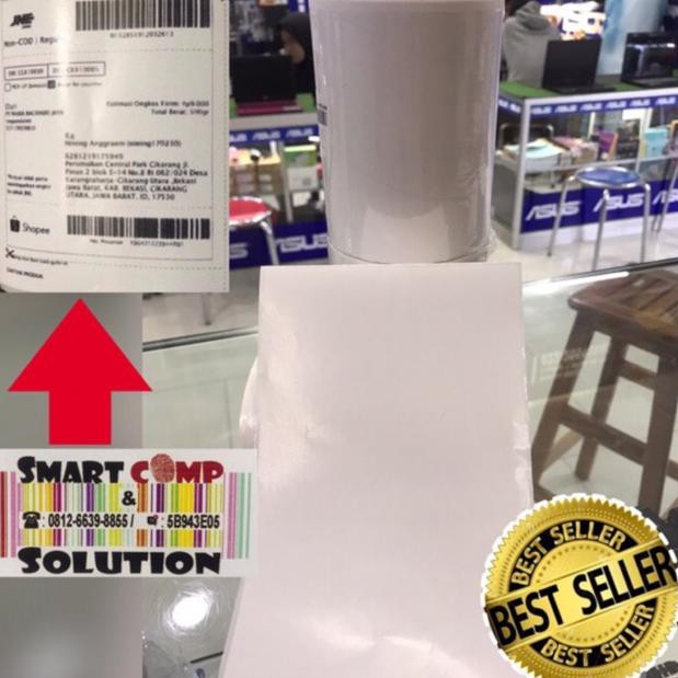 

Label Barcode Uk. 100x150mm isi 250 cetak resi otomatis market place - 4'' x 6'' - 10cm x 15cm (KODE