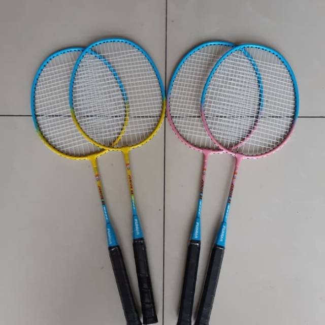 Raket Badminton Anak Karakter - Mainan Racket Bulutangkis Edukatif