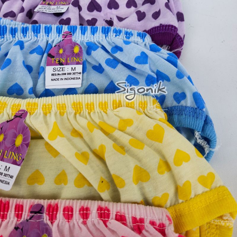 CD Celana Dalam Anak Cewek Perempuan Tenling S M L XL Batita Balita Paud TK SD Original Murah