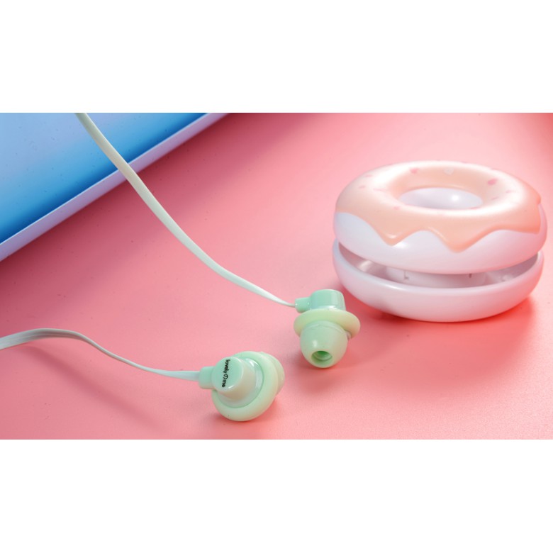 [Q-17] Headset Earphone Motif DONUTS DONAT Lucu / Wadah Earphone Bentuk DONAT Imut / Wadah Headset