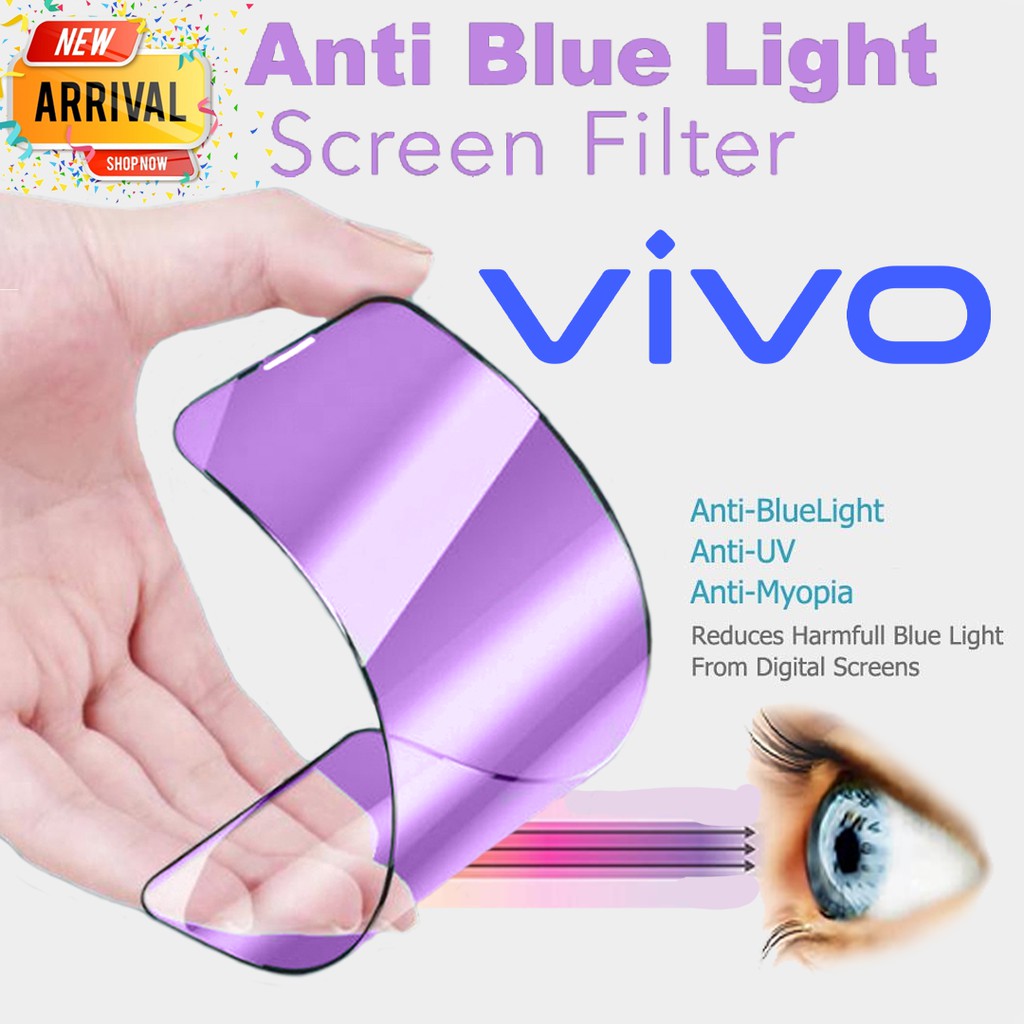 VIVO S1 PRO / V15 / V17 PRO / Y12 / Y15 / Y17 /Y19/Y91/Y95/Y91CTEMPERED GLASS CERAMIC FILM BLUELIGHT