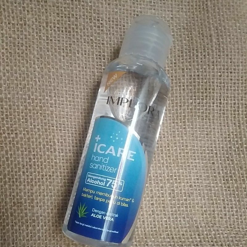 ✿ELYSABETHME✿  Implora hand sanitizer steril anti kuman gel dengan aloe vera anti tangan kering