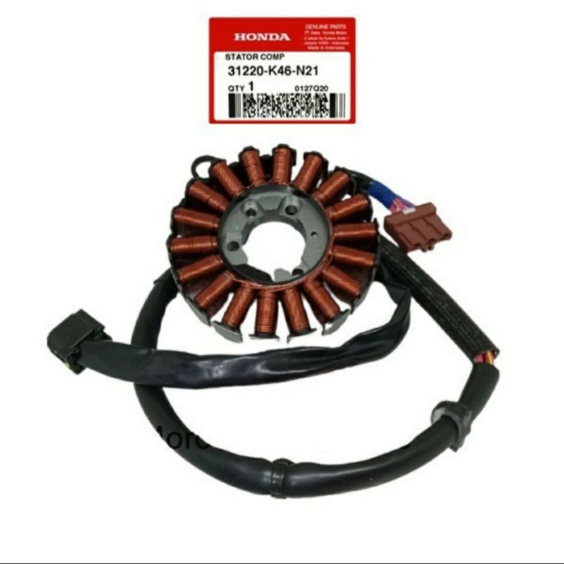 31220K46N21 SPULL SPUL SPOOL SET CKP VARIO 110 LED 31220-K46-N21 100% ASLI ORI AHM HGP