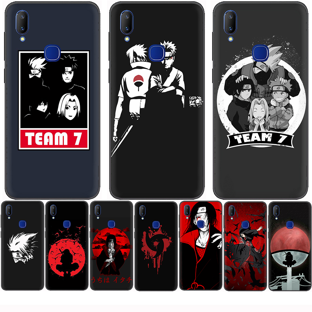 Soft Case Tpu Hitam Anti Jatuh Motif Anime Naruto Untuk Vivo Y11 Y11s V20i V20s Y15 2020 Y17 Y12 Y19 Y5s Shopee Indonesia