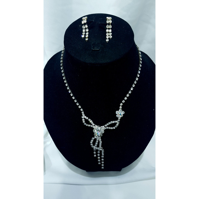 Set Perhiasan Wedding Kalung & Anting S17