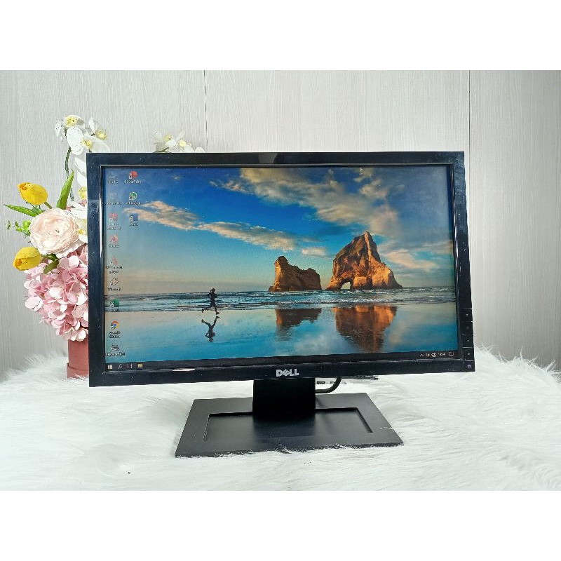 LCD Monitor Dell Wide 19 in E1911 Second Bergaransi