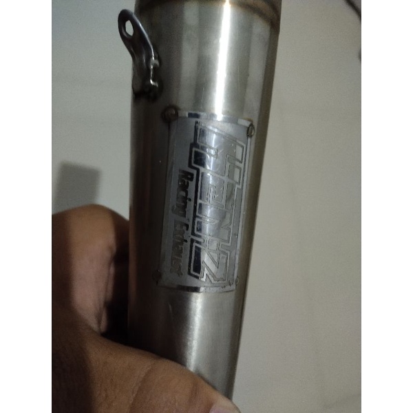 Leher knalpot Henz racing Supra x 125/karisma
