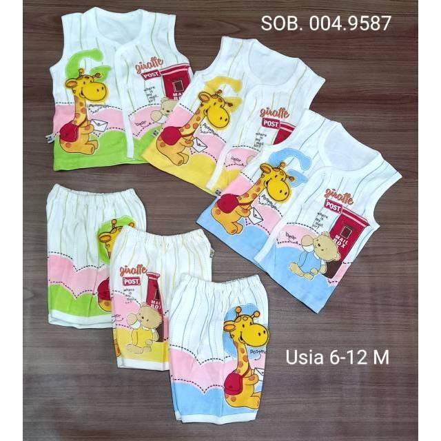 1 PCS baju bayi new born KATUN 0 - 12M / Perlengkapan bayi /atasan bayi/ setelan bayi kutung pendek