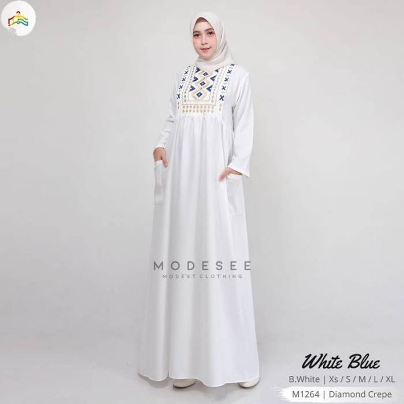 Dress Muslim Wanita Simple Terbaru