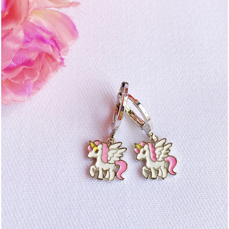 Anting Anak Unicorn Lapis Emas