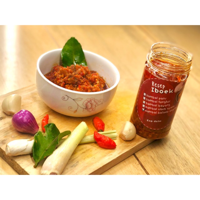 

Sambal balado daging Resep Iboek 200 ml