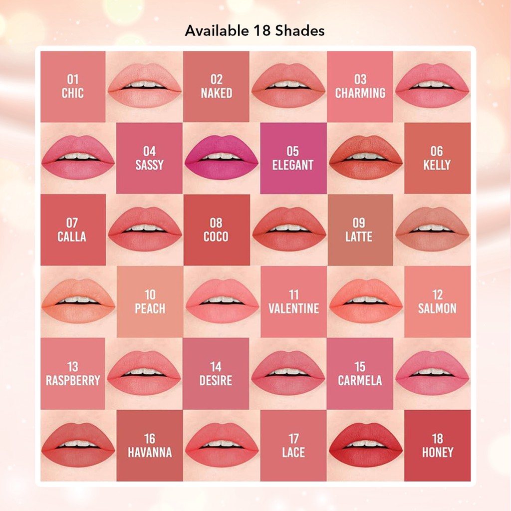 YOU The Gold One Rouge Velvet Matte Lip Cream  4.5 g [ Quick Dry and Non-transfer / Long-lasting ]