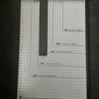 

Promo Bulan Ini Paper Cutter/Trimming Paper/Alat Potong Kertas Karton F4 Kenko Sale!!!