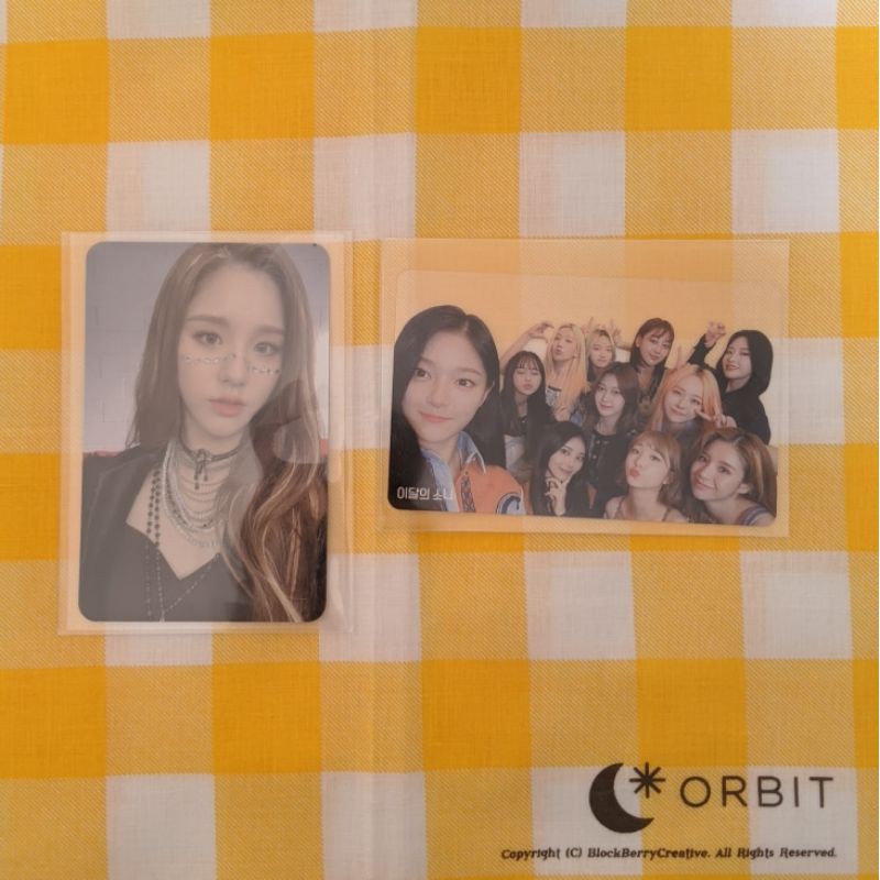 LOONA Photocard pc Heejin MD Midnight Festival & Clear pc Orbit Ring MMT 3.0