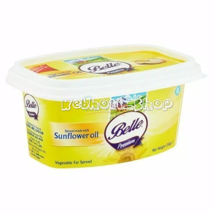 

Butter belle margarine sunflower sun flower oil vegetable fat spread