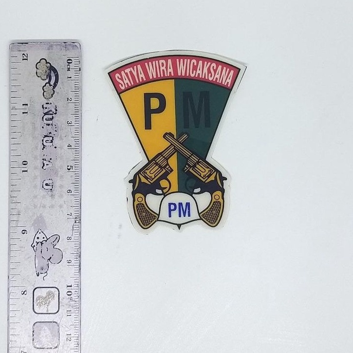 

Sticker PM Pistol - Stiker Polisi Militer Pistol