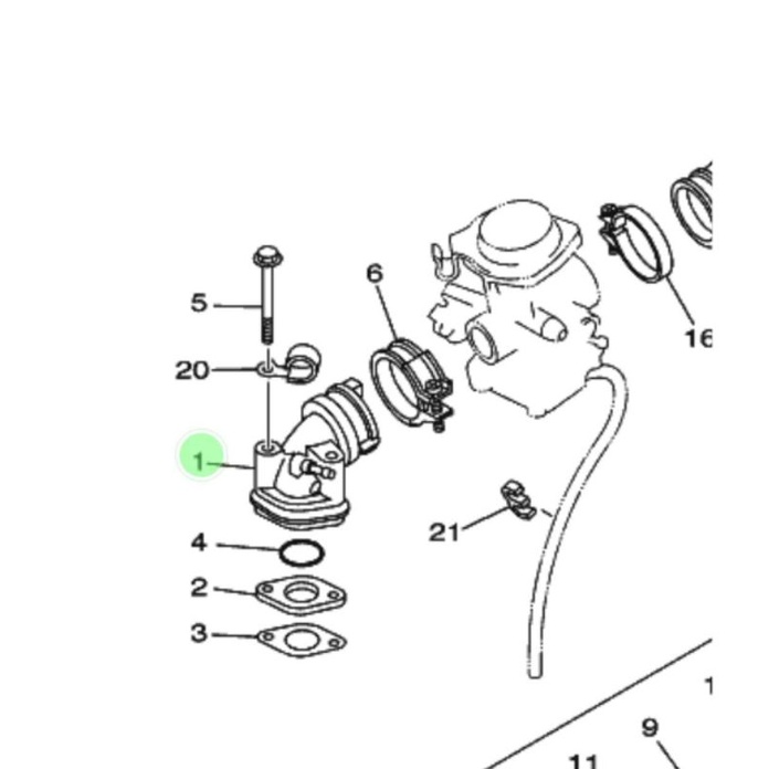 INTEK MANUPUL KARBURATOR MIO SPORTY SMILE SOUL 5TL ORIGINAL ORI YAMAHA