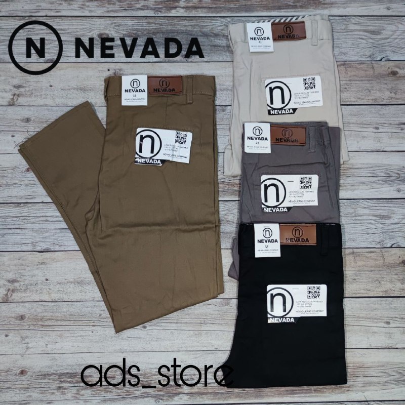 NEVADA Celana Chino Panjang Pria Distro Premium Size 28-33