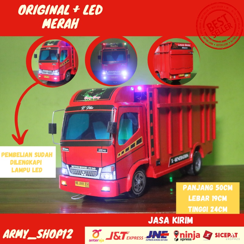 Truk Oleng Miniatur Kayu Lampu Murah Miniatur Truk Oleng Kayu Asli Wahyu Abadi Murah Di Lengkapi Lam