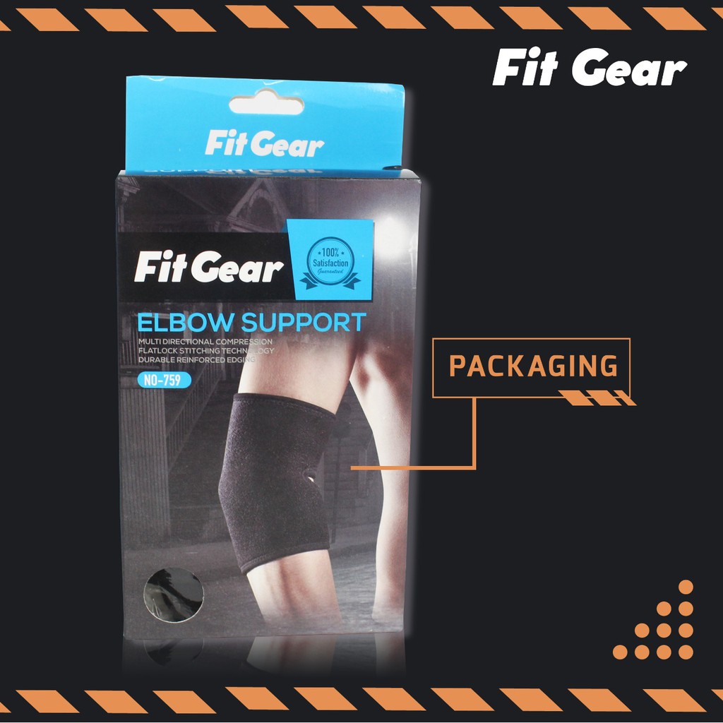 Elbow Support / Pelindung siku Fit Gear NO 759 – Wrist Wrap &amp; Elbow