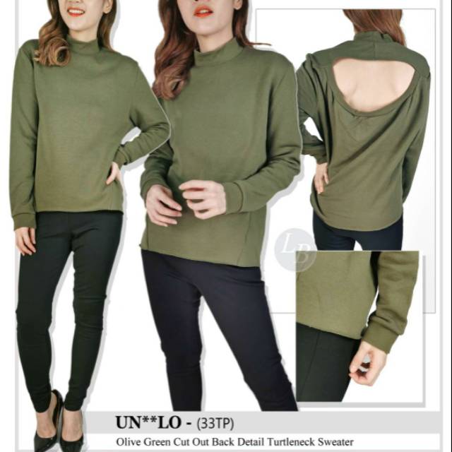 Cheap monday olive green sweater