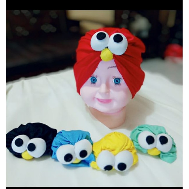 turban anak TURBAN ELMO turban bayi kerudung anak perempuan PUSAT JILBAB CICALENGKA