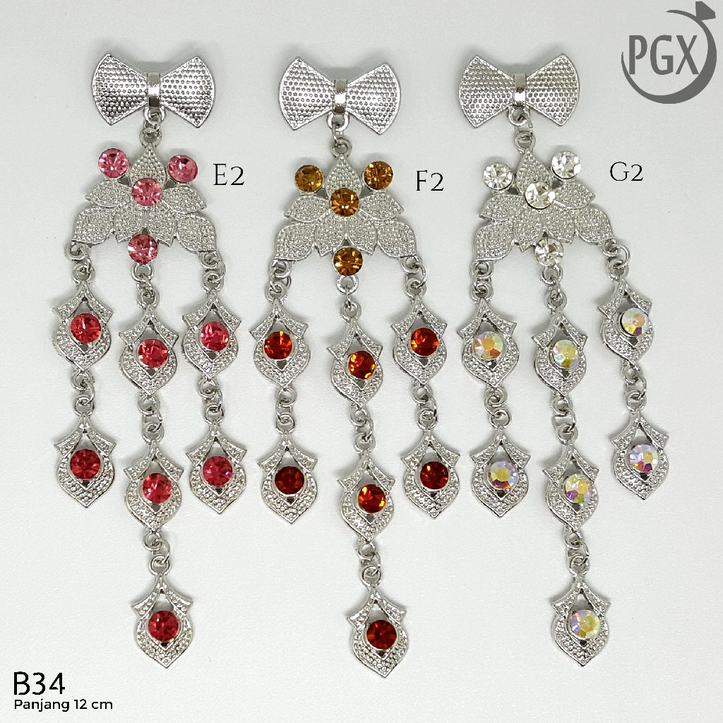 PGX Bross Hijab Bros Dagu Juntai Panjang Aksesoris Jilbab - B034