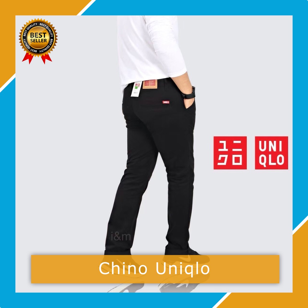 Celana Panjang Uniqlo Pria Celana Chino Panjang Pria Hitam