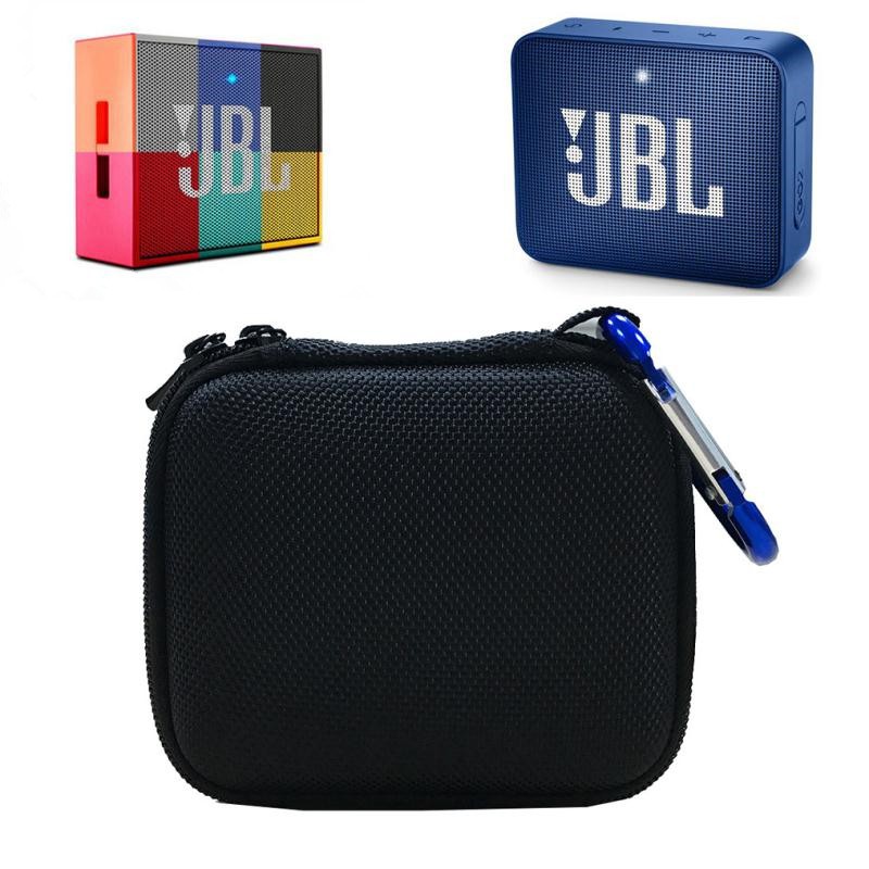 Case Cover Case Black Eva For Jbl Go/Go 2 Speaker - Pelindung Speaker JBL GO