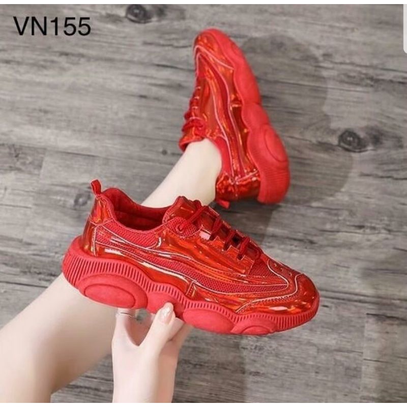 ZPT-Sepatu sneakers wedges wanita fashion terbaru OF-89