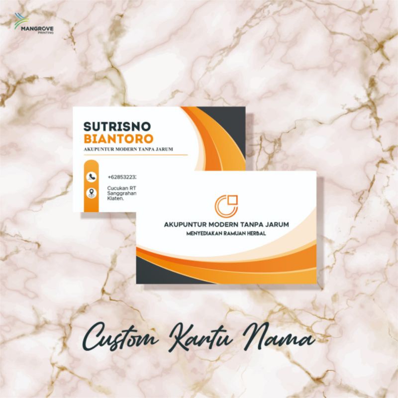 

kartu nama custom murah
