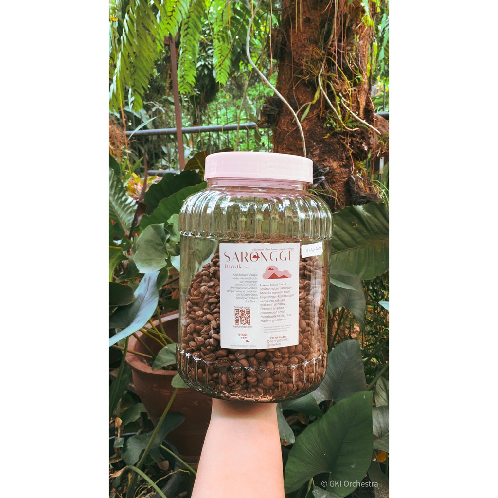 

Kopi Sarongge Luwak Arabica (500g) Roasted Beans by Negri Kopi
