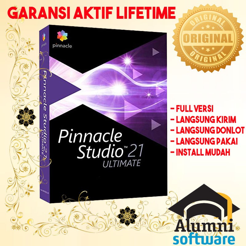 [FULL VERSION] Pinnacle Studio 21 Ultimate Software - GARANSI AKTIVASI