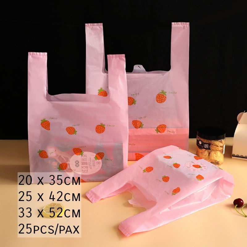 Plastik Tenteng KRESEK motif  Plastik motif lucu kantong hadiah souvenir 25pcs