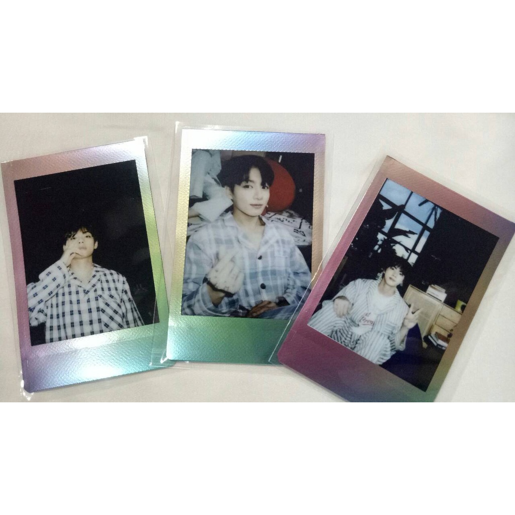 BTS POLAROID MERMAID TAIL LIVE BUTTER EVENT ZOOM MEETING PAJAMA PARTY