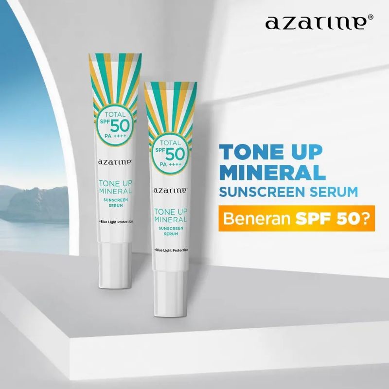 AZARINE Aqua Essence Sun Shield Serum SPF 50 PA+++ &amp; Hydrasoothe Sunscreen Gel SPF45+++ tabir surya/ sunscreen mist/ hydramax sunscreen serum/ tone up mineral sunscreen/ SUNSCREEN WAJAH GEL SPF 45-50 PA +++