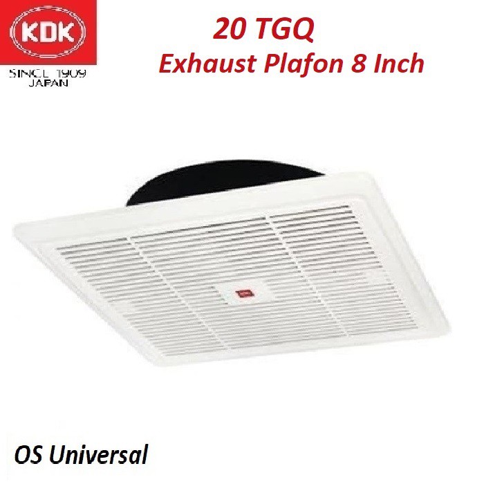 KDK Exhaust Fan Plafon 20 TGQ 8 Inch - Hexos / Heksos Ceiling 8&quot; 8Inch 8 Inci 20TGQ Exaust