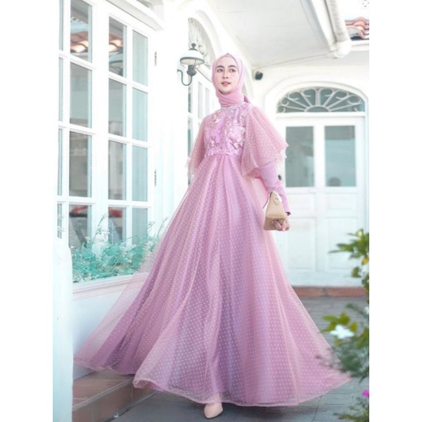 DRES PESTA/POLKA LILAC