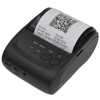 Mall Taffware Zjiang Printer Resep Thermal Bluetooth - ZJ-5802 Hitam