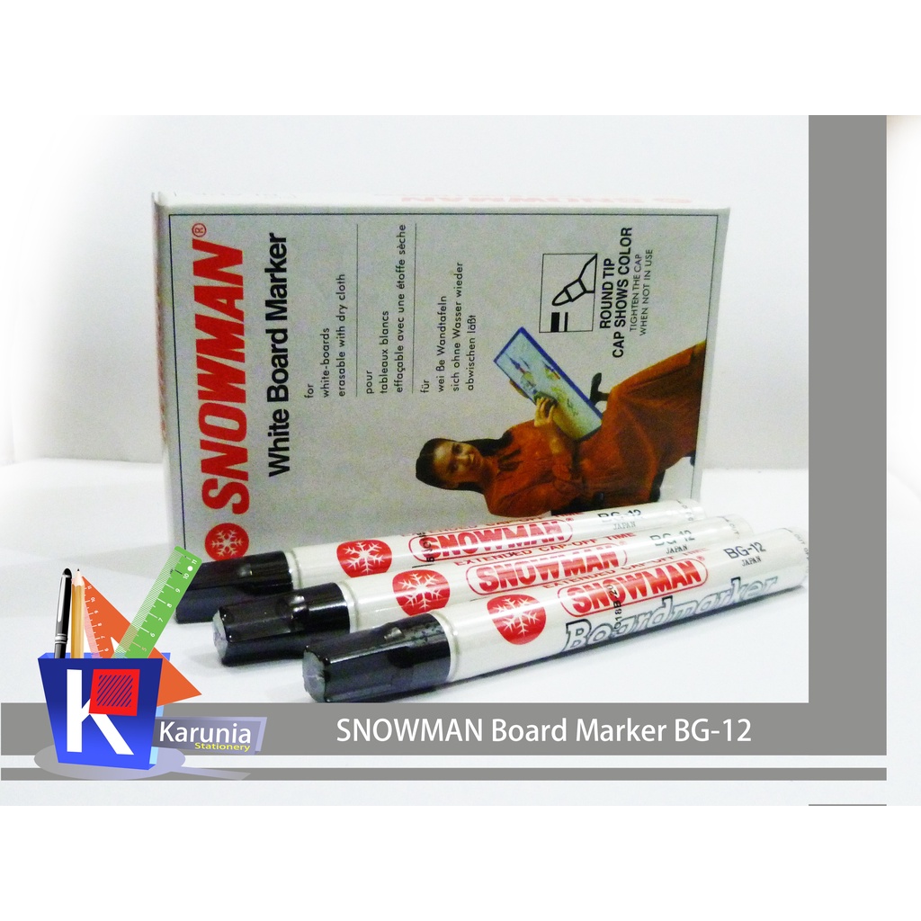

Spidol Snowman Boardmarker BG12