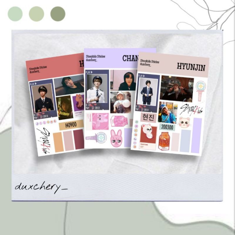 

STRAY KIDS STICKER SET | STRAY KIDS TUMBLR STICKER