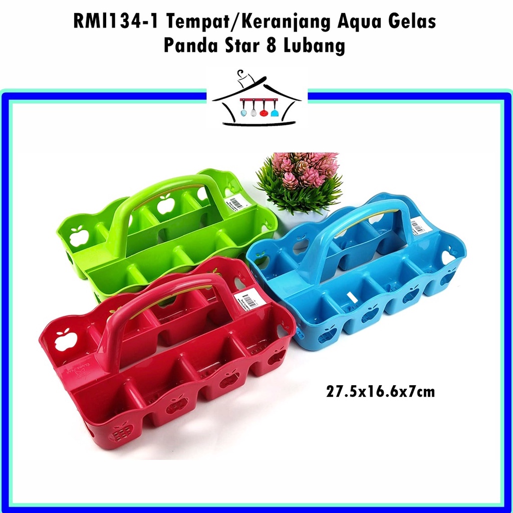 Tempat/keranjang Aqua Gelas Panda Star 8 Lubang/12 Lubang/16 Lubang