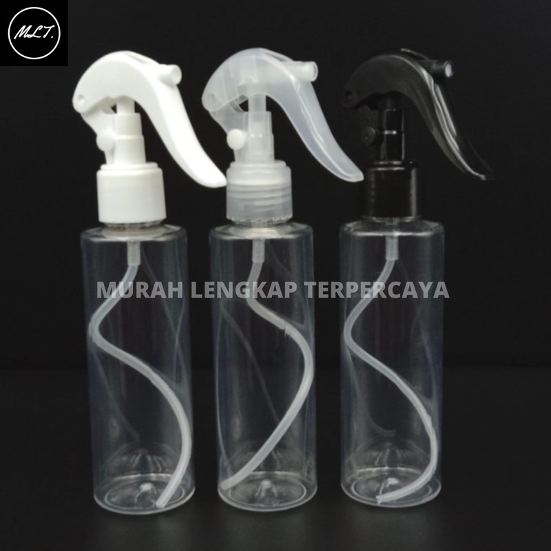 BOTOL SPRAY 100ML RF NATURAL TUTUP SPRAY HITAM PUTIH NATURAL RF 100ML SPRAY TRIGGER SEMPROT