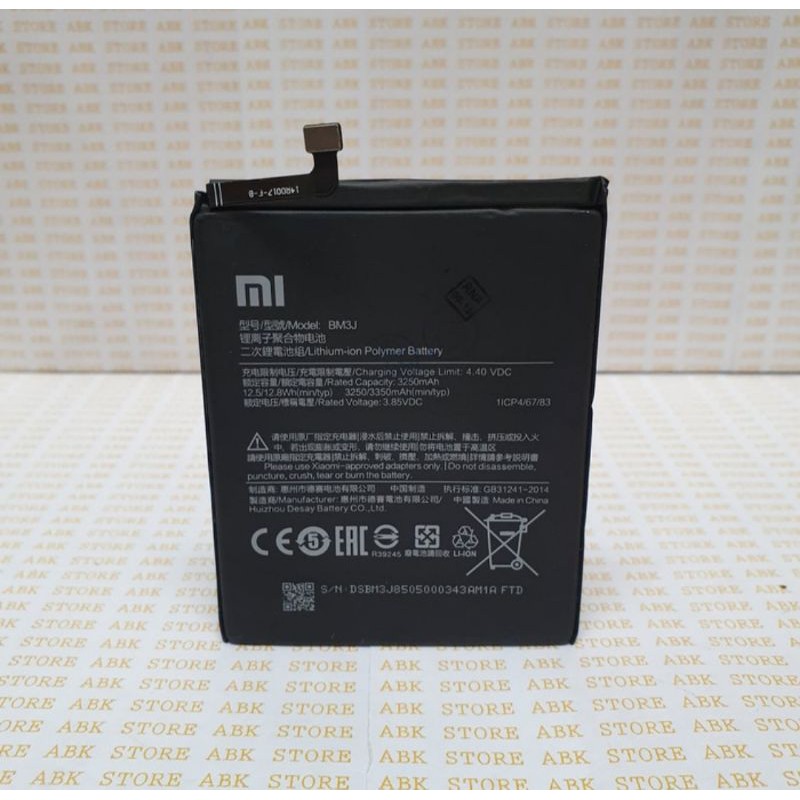 BATTERY BATRE BATRAI BATERAI XIAOMI MI8 LITE BM3J BATT ORIGINAL