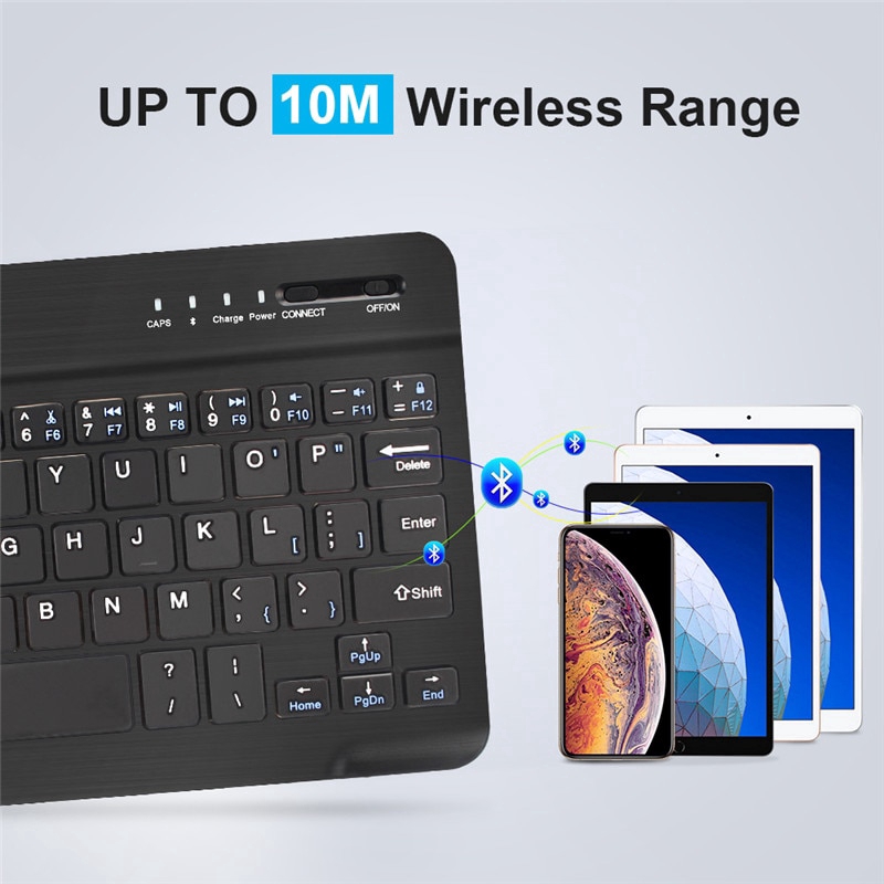 COD : Keyboard Wireless Bluetooth Mini Universal Untuk Tablet/Handphone/Ipad