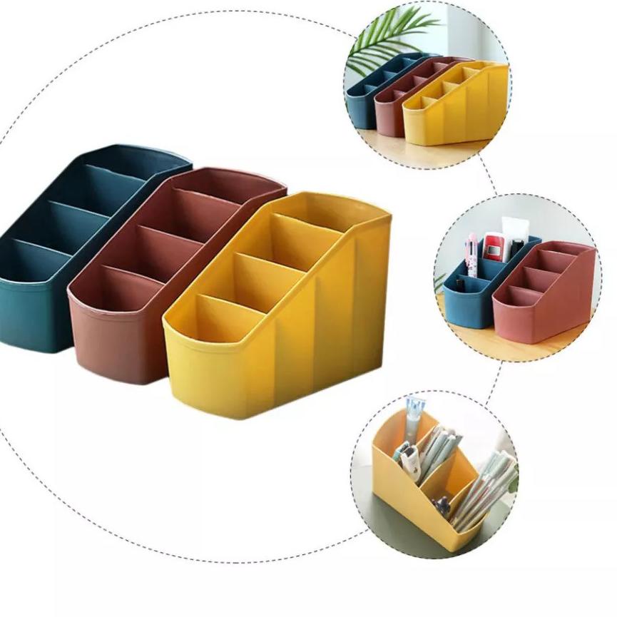 

(PROMO P0Y65) [IZUNA] Rak Alat Tulis Pena Pensil / Tempat Pena Pensil / Organizer Box Serbaguna / Kosmetik Box ✶