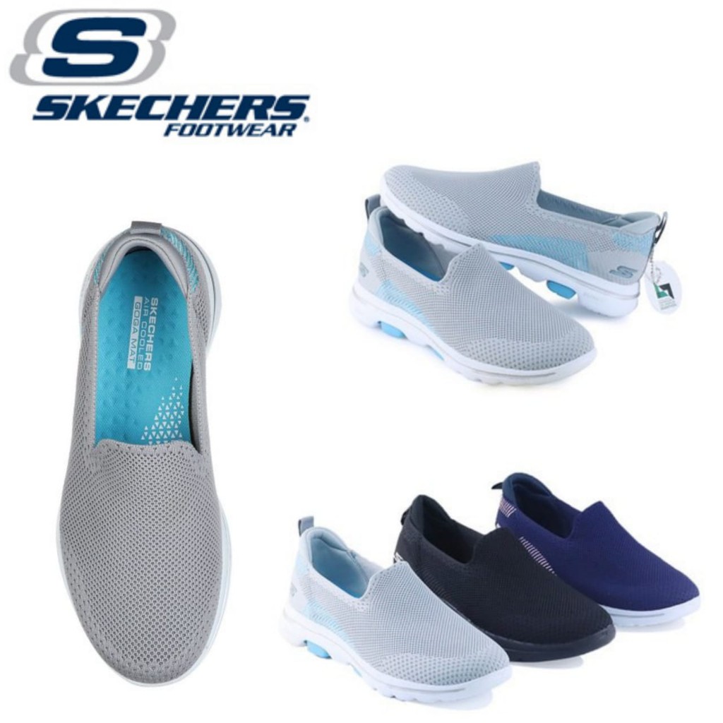 Skechers Wanita Go Walk 5 Prized Sepatu Slip On Wanita