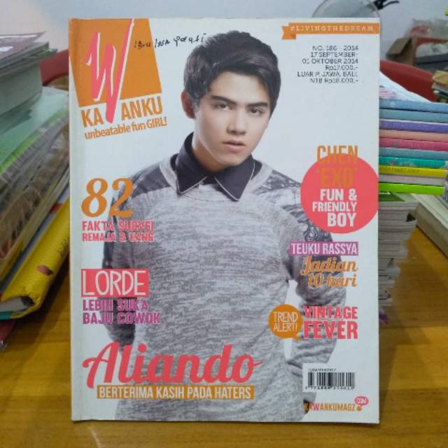 Majalah Kawanku Aliando No. 186-2014, 17 September -1 Oktober 2014
